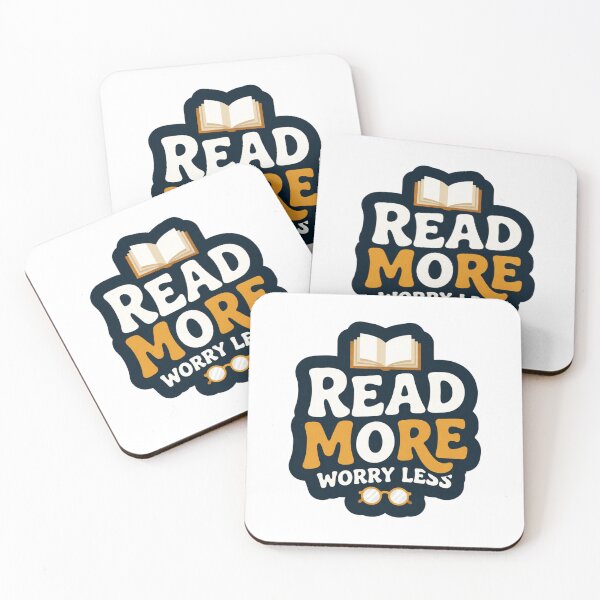 Item preview, Read More Worry Less for Book Lover designed and sold by C-Plus-Home.