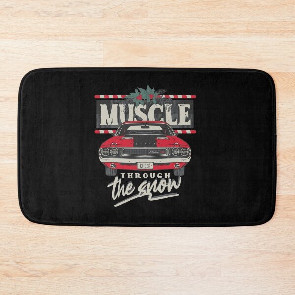 Item preview, Dodge Challenger Christmas Muscle Through The Snow designed and sold by Worldofrat.