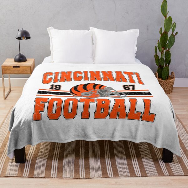 Item preview, Cincinnati Football Vintage Orange Helmet Graphic Design designed and sold by RyanPerki88178.