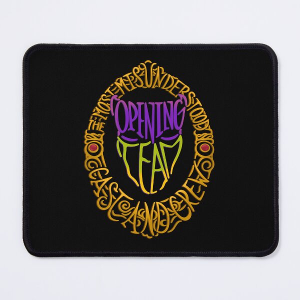 Item preview, Ornate Golden Frame With Purple And Green Mask Typography designed and sold by khaledkamal.