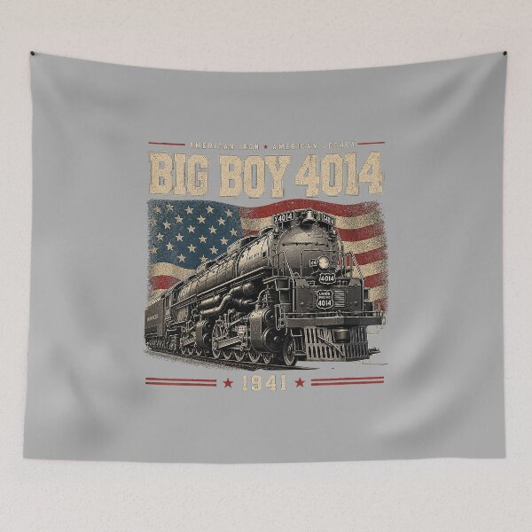 Item preview, Big Boy 4014 Steam Train Vintage Locomotive Engine designed and sold by ArleneRowe.