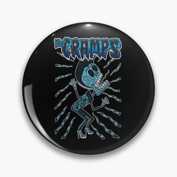 Item preview, Blue Gothic Skeleton Illustration With Radiant Sound Waves designed and sold by khaledkamal.