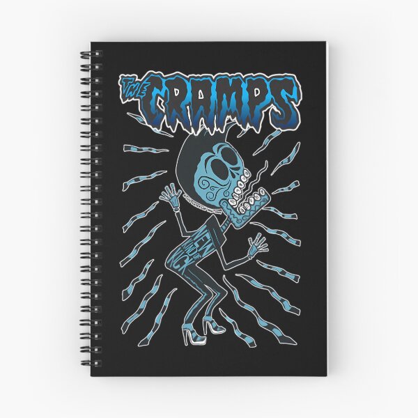 Item preview, Blue Gothic Skeleton Illustration With Radiant Sound Waves designed and sold by khaledkamal.