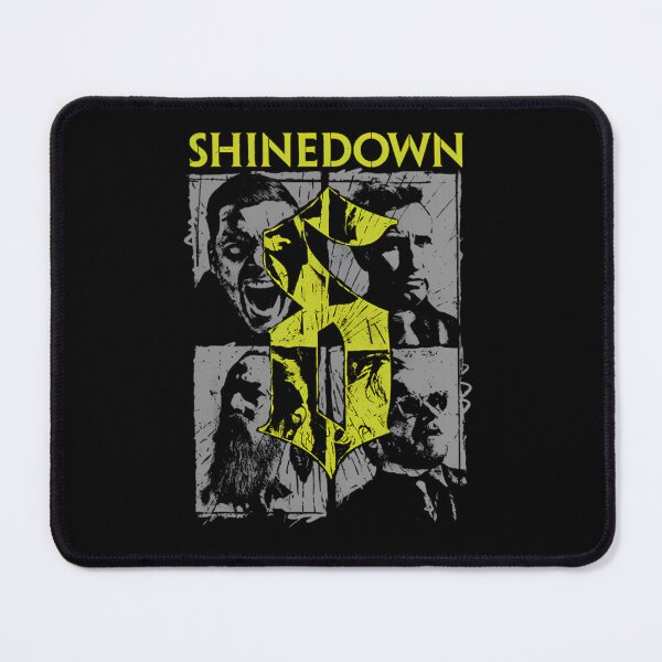Item preview, Yellow Grunge Band Typography Over Four-Panel Grayscale Portraits designed and sold by khaledkamal.