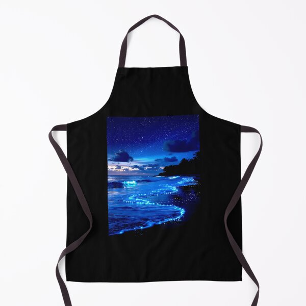 Item preview, Bioluminescent Beach Under Starry Night Sky designed and sold by Level3Visualsd.