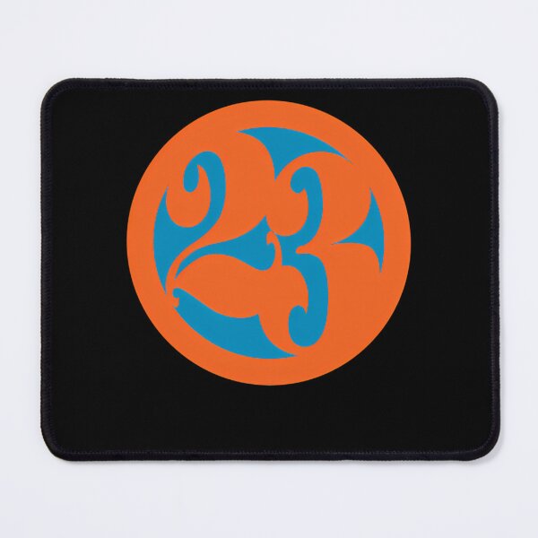 Item preview, Orange Circle Blue Number Twenty Three Emblem designed and sold by loloshop25.