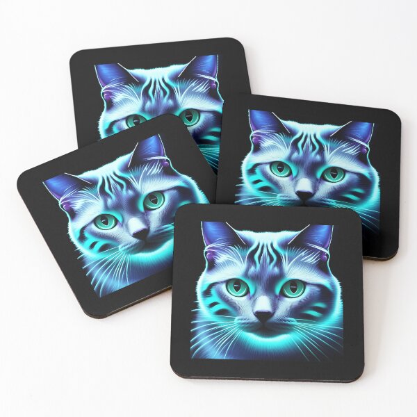 Item preview, Bioluminescent Cat designed and sold by Level3Visualsd.