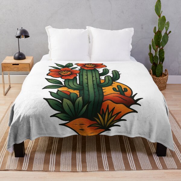 Item preview, Neo-Traditional Cactus Tattoo Flash Design designed and sold by futuremartiah.
