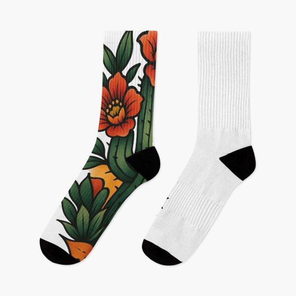 Item preview, Neo-Traditional Cactus Tattoo Flash Design designed and sold by futuremartiah.