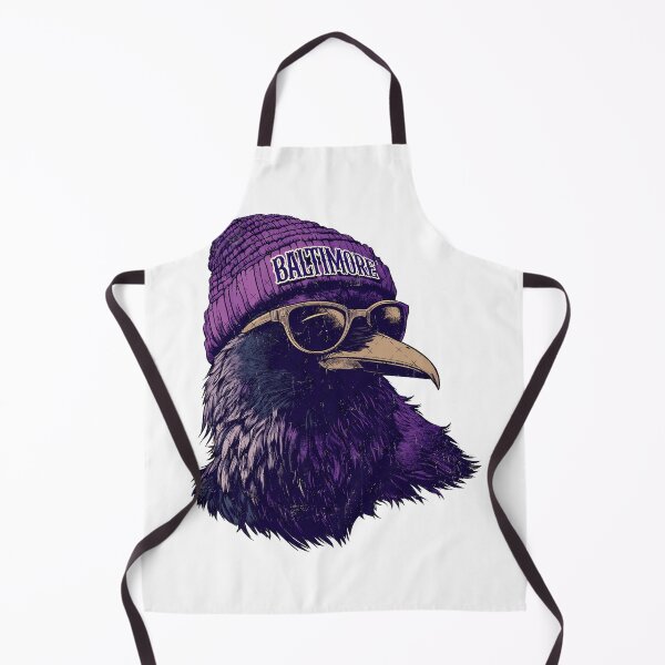 Item preview, Purple Raven Portrait With Urban Streetwear Attitude designed and sold by Cassandra56957.