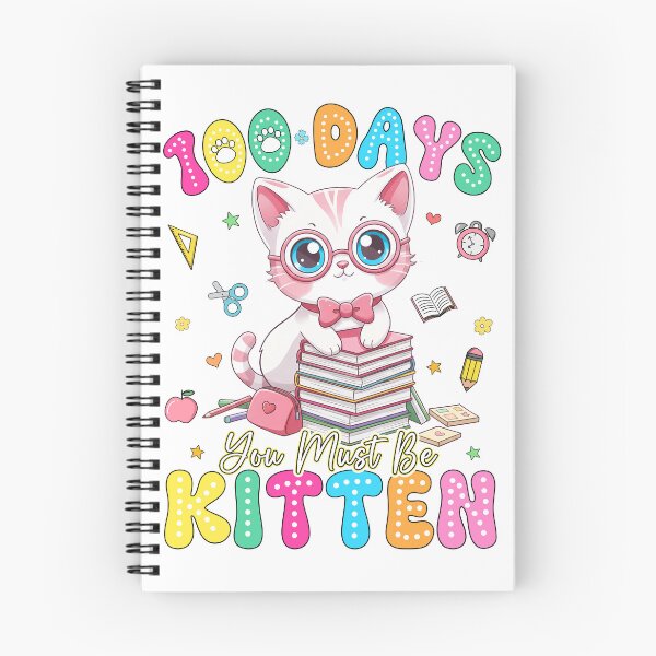 Item preview, 100 Days of School Kitten Cat Celebration designed and sold by varin-studio.