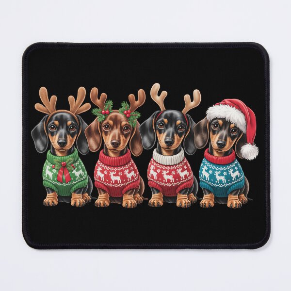 Item preview, Dachshunds in Holiday Sweaters designed and sold by jkrphoto.
