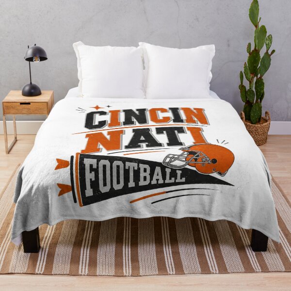 Item preview, Cincinnati Football Vintage Helmet Fan Artwork designed and sold by SandraHar35596.
