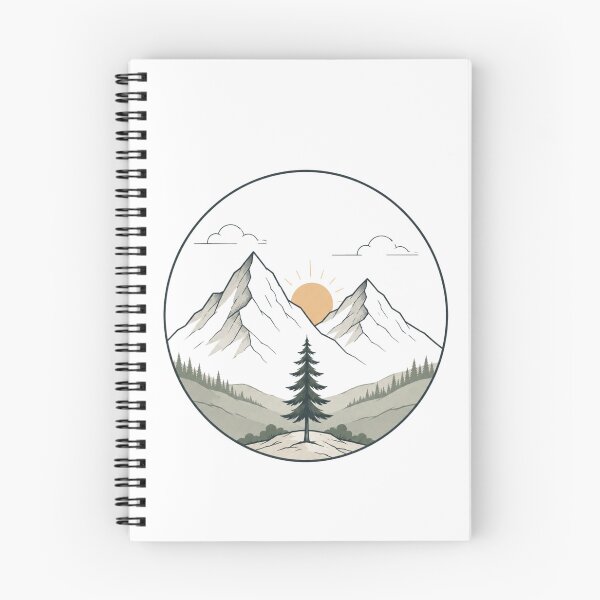 Item preview, Tiny Mountain Escape – Minimalist Mountain Adventure designed and sold by MySthore.