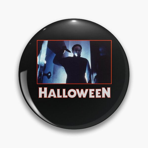 Item preview, The Shape in Blue (With Halloween Franchise Logo) designed and sold by Atomic Mouth Designs.