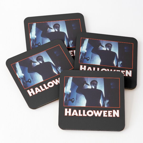 Item preview, The Shape in Blue (With Halloween Franchise Logo) designed and sold by Atomic Mouth Designs.