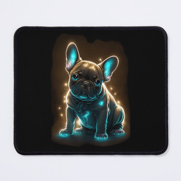 Item preview, Bioluminescent Cute French Bulldog designed and sold by Level3Visualsd.