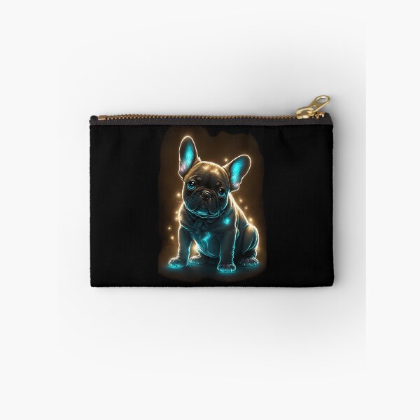 Item preview, Bioluminescent Cute French Bulldog designed and sold by Level3Visualsd.