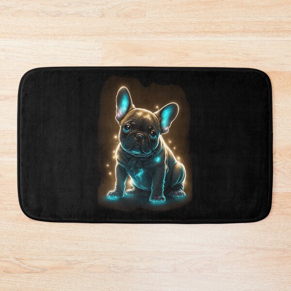 Item preview, Bioluminescent Cute French Bulldog designed and sold by Level3Visualsd.