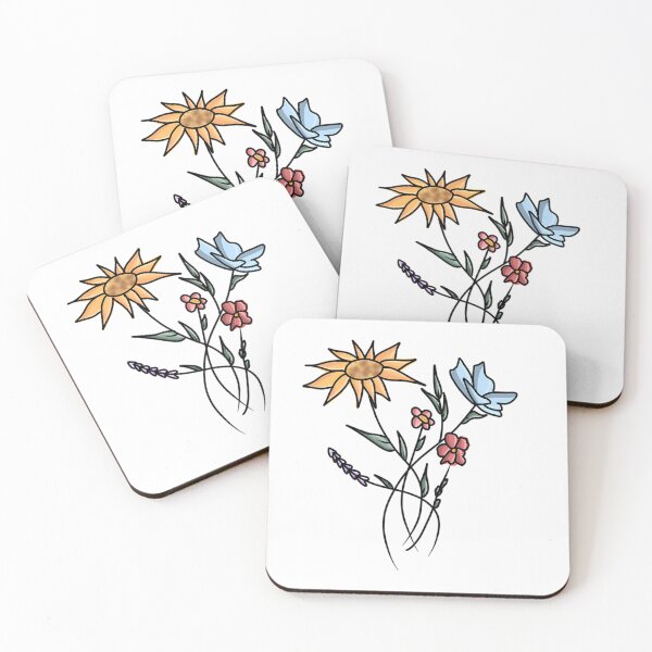 Item preview, Aesthetic Flower Sticker designed and sold by ryken-hens.