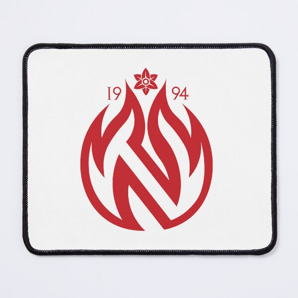 Item preview, Crimson Flame Monogram Art designed and sold by Kune Club.