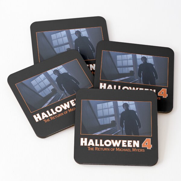 Item preview, The Shape Descending the Stairs (With Halloween 4 Logo) designed and sold by Atomic Mouth Designs.
