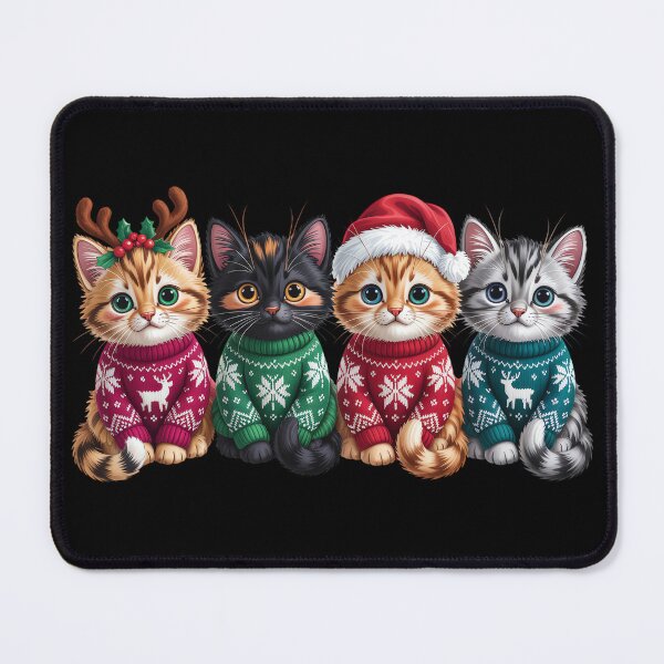 Item preview, cats in Holiday Sweaters designed and sold by jkrphoto.