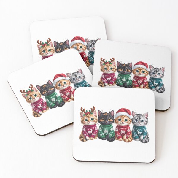Item preview, cats in Holiday Sweaters designed and sold by jkrphoto.