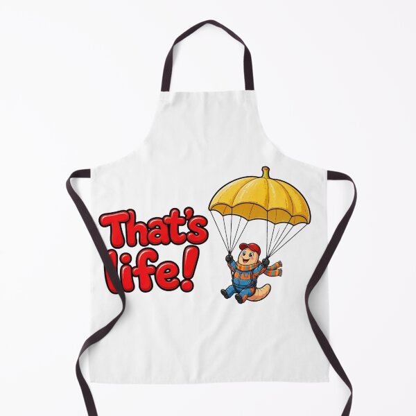 Item preview, That's Life! Parachuting Worm With Banana Parachute designed and sold by Surviving Monday Club.