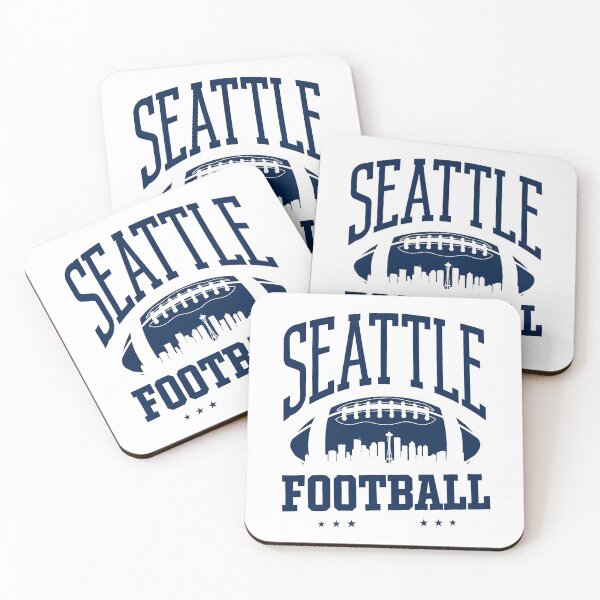 Item preview, Seattle Football Skyline Vintage Sports Graphic Design designed and sold by JoshuaMcd67522.