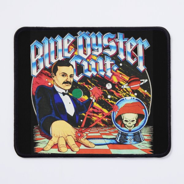 Item preview, Blue Öyster Cult Psychedelic Vintage Rock Collage Design designed and sold by VivianaSchult.