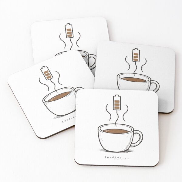 Item preview, Coffee Loading – Caffeine Battery Recharge designed and sold by MySthore.