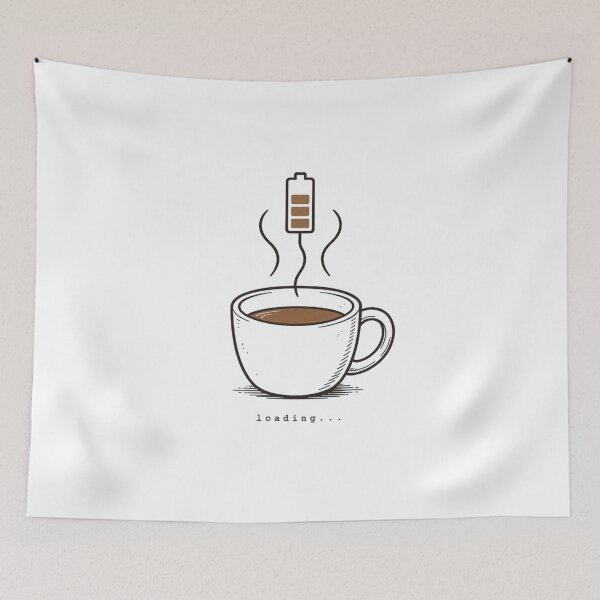 Item preview, Coffee Loading – Caffeine Battery Recharge designed and sold by MySthore.