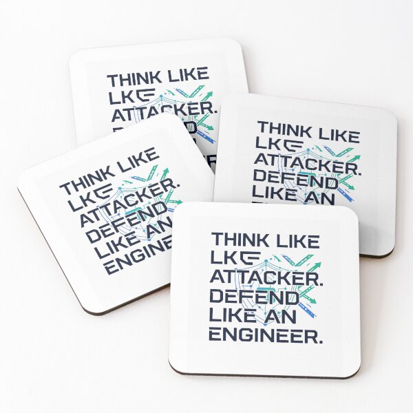 Item preview, Think Like An Attacker Defend Like An Engineer Cybersecurity designed and sold by Amr Darwish Graphic designer.