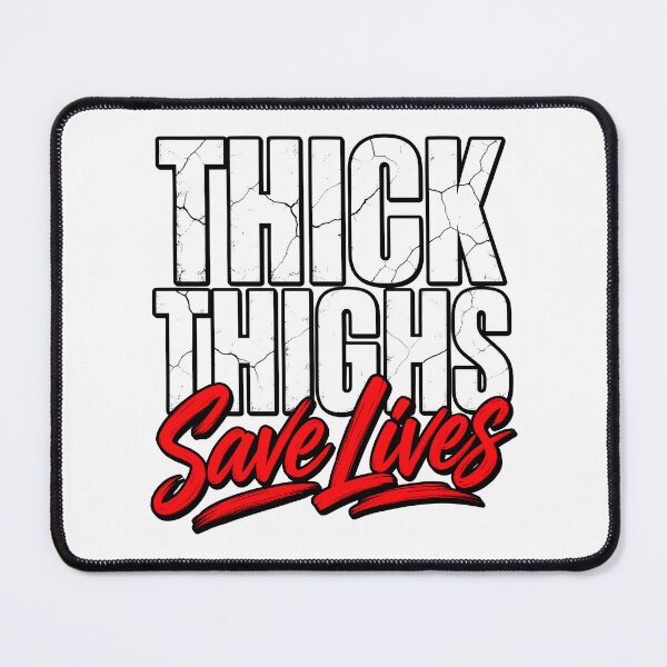 Item preview, Thick Thighs Save Lives Curvy Girl Bold Typography Body Positive designed and sold by ZIGLWORKS.