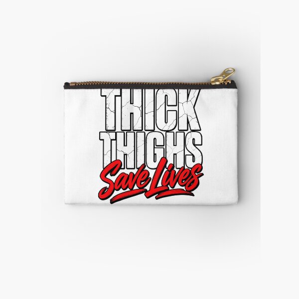 Item preview, Thick Thighs Save Lives Curvy Girl Bold Typography Body Positive designed and sold by ZIGLWORKS.
