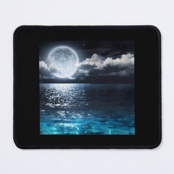 Item preview, Full Moon Over Ocean designed and sold by Level3Visualsd.
