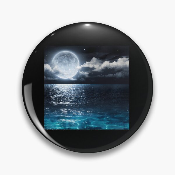 Item preview, Full Moon Over Ocean designed and sold by Level3Visualsd.