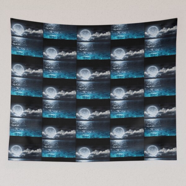 Item preview, Full Moon Over Ocean designed and sold by Level3Visualsd.