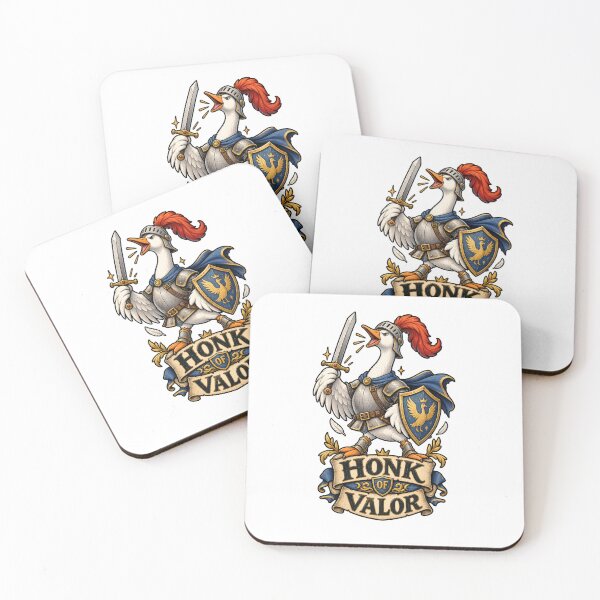 Item preview, Honk of Valor Medieval Goose Knight designed and sold by Trendy-Artistry.