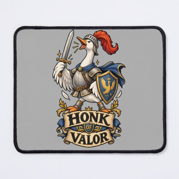 Item preview, Honk of Valor Medieval Goose Knight designed and sold by Trendy-Artistry.