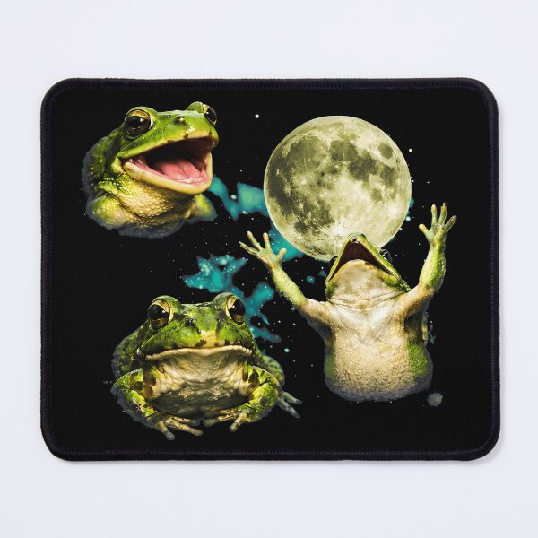 Item preview, Vintage Frog Moon Retro Amphibian Design designed and sold by Catsi-Nook-Art.