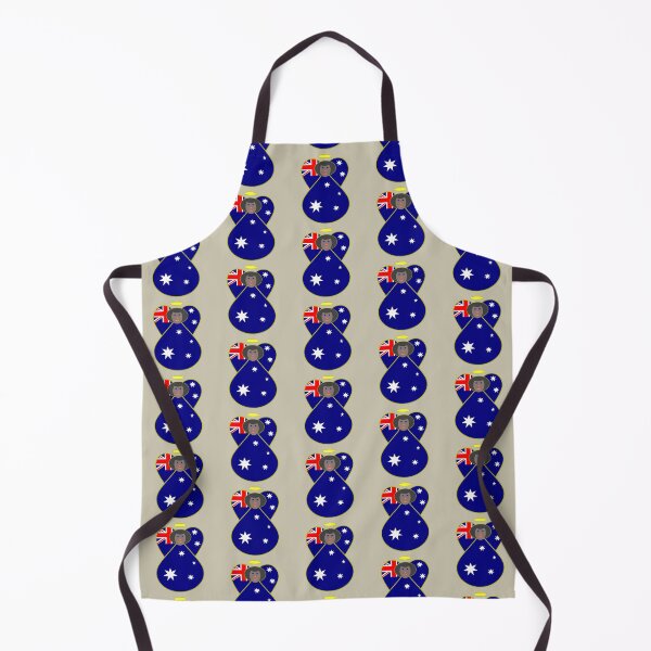 Item preview, Black‑Skinned Australian Flag Angel – Aussie Pride Art designed and sold by AuntieShoe.