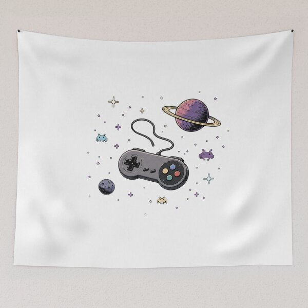 Item preview, Cosmic Gamer – Retro Gaming in Space designed and sold by MySthore.