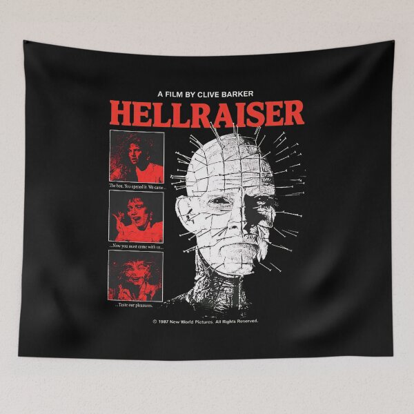 Item preview, Hellraiser Pinhead Retro Horror Design designed and sold by Catsi-Nook-Art.