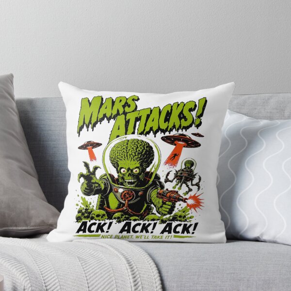 Item preview, Mars Attacks Vintage Sci-Fi Graphic Design designed and sold by Catsi-Nook-Art.
