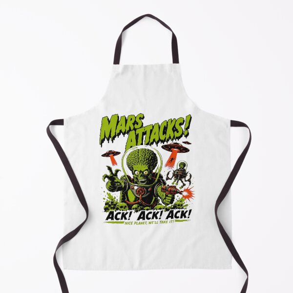 Item preview, Mars Attacks Vintage Sci-Fi Graphic Design designed and sold by Catsi-Nook-Art.