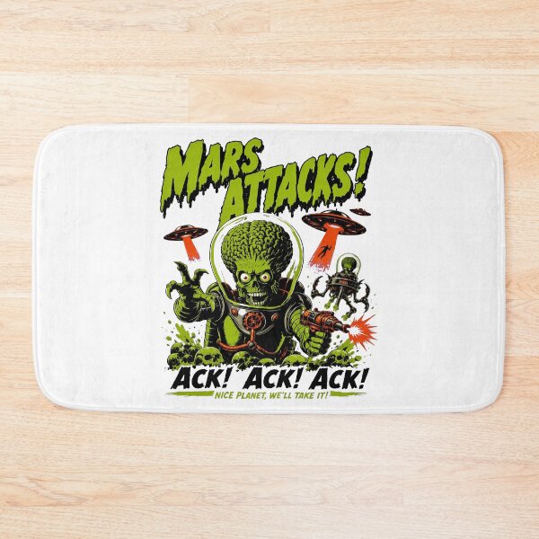 Item preview, Mars Attacks Vintage Sci-Fi Graphic Design designed and sold by Catsi-Nook-Art.