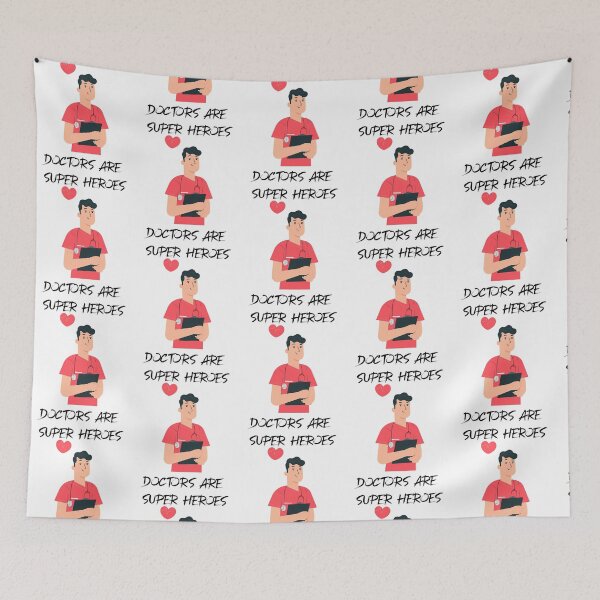 Item preview, Doctors Are Super Heroes designed and sold by boaz-lindquis.
