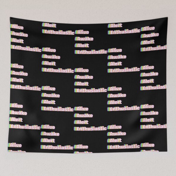 Item preview, Alive Awake Alert Enthusiastic -- Straight designed and sold by ryken-hens.